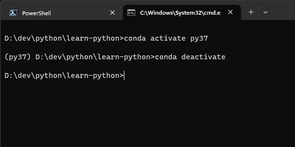 Tạo môi trường ảo Python bằng Conda